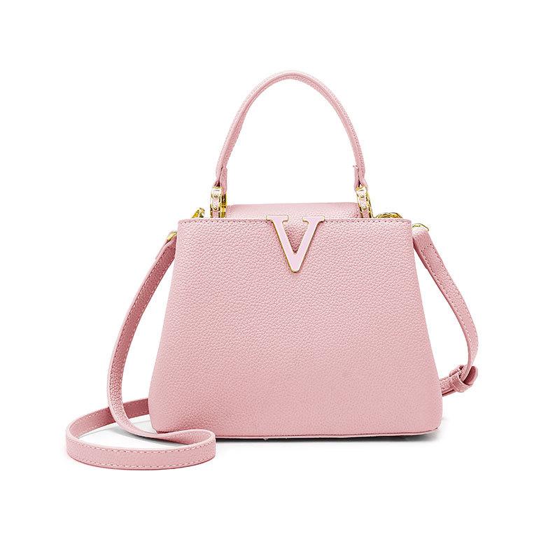 

Handbags for Women 2025 New Fashion All-match Bucket Bag High-end Ladies Bag Commuting Messenger Bag for Women 22.5cm*17cm*10cm рожевий