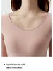 German Velvet Warm Lace Round Neck Underwear Set: Fleece-Lined, Heat-Generating for Men & Women