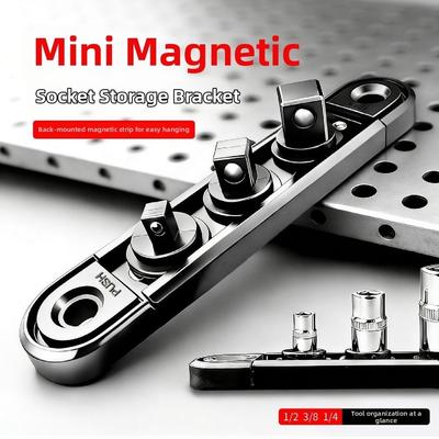 Mini Socket Storage Rack Portable Tool Storage Strip  for Garage Tool Socket Storage Display