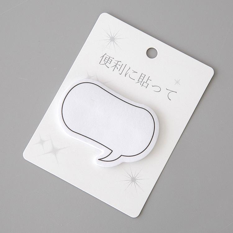 Kawaii Stationery Memo Pads Cute Dialog Box Paper Sticker Sticky Note Page Marker Planner For Kids School Supplies