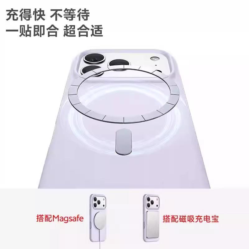 Applicable To iPhone17 Mobile Phone Case Magnetic Suction Liquid Silicone Integrated Camera Button Apple 18PRO Protective Case