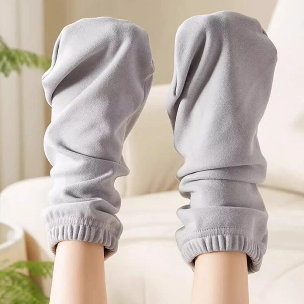 Elastic Velvet Floor Socks Warm Loose Fleece Socks Unisex Snow Socks  Winter