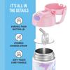 Thermos FUNTAINER 12oz Stainless Steel Vacuum Insulated Kids Straw Bottle Dreamy