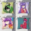 RRanma Doublesided Printed Square Decorative Cushion Cover for Sofa Living Room Home Decor