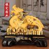 Feng Shui Lucky Resin Money Pixiu Ornaments Crafts Office Home Living Decoration