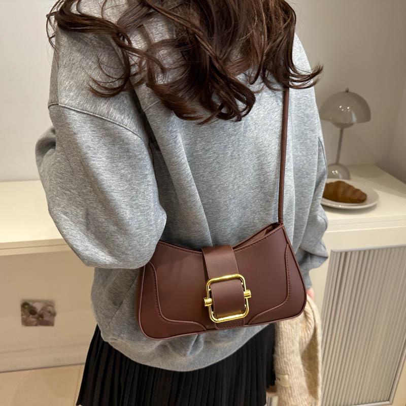 New Versatile and Fashionable Bag for Women with Niche Design Simple Commuter Crossbody Bag Temperament High End Single-shoulder Armpit Bag