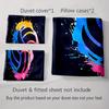 Colorful splash volleyball Bedding Duvet cover sets Duvet covers Pillowcases gifts (1 * Duvet Cover 2 * Pillowcases, without duvet insert)