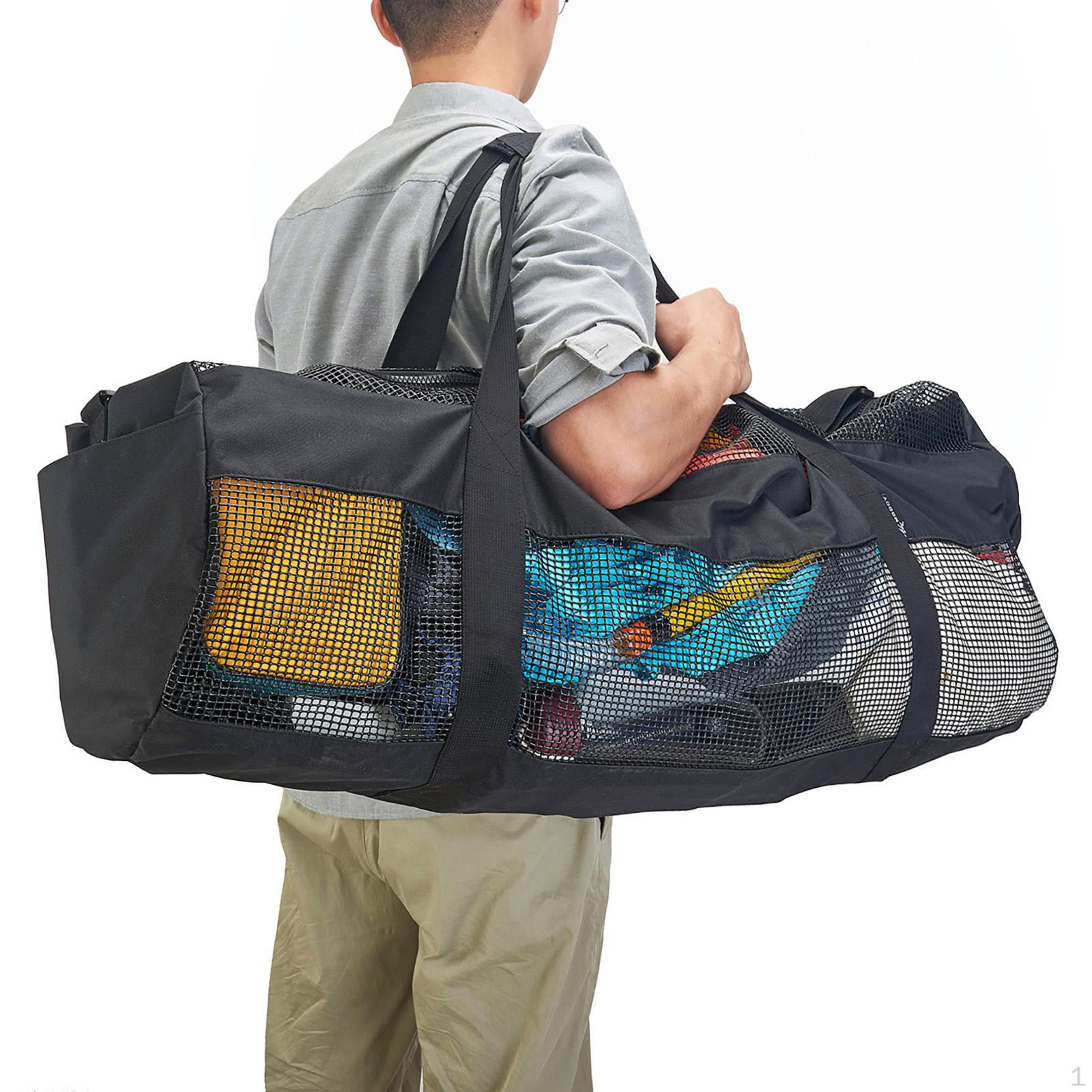 

Mesh Duffel Bag, with Zipper Handbag Organizer for Scuba or Snorkeling Diving Equipment