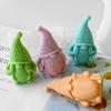 3D Ski Dwarf Scented Candle Silicone Mold DIY Epoxy Resin Plaster Gnome Ornament Mould Handmade Soap Candle Making Supplies