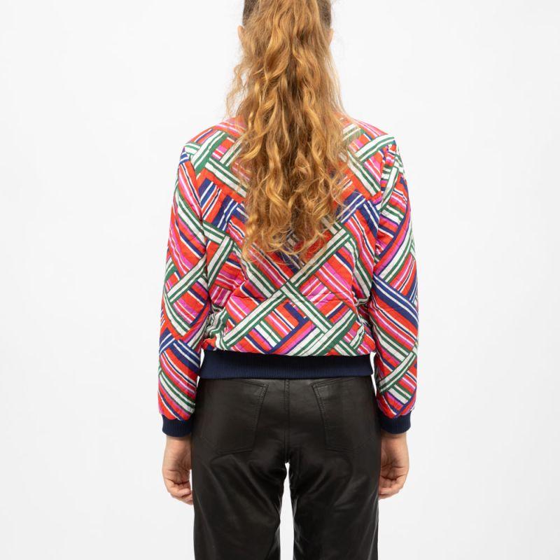 Bomber vicky zippé imprimé graphique Femme LA PETITE ETOILE