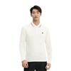 Fila Heritage Fashion Simple Classic Casual Business Everyday Versatile Comfortable Knitted Long Sleeve Polo Shirt Men Tops F11M548223FWT