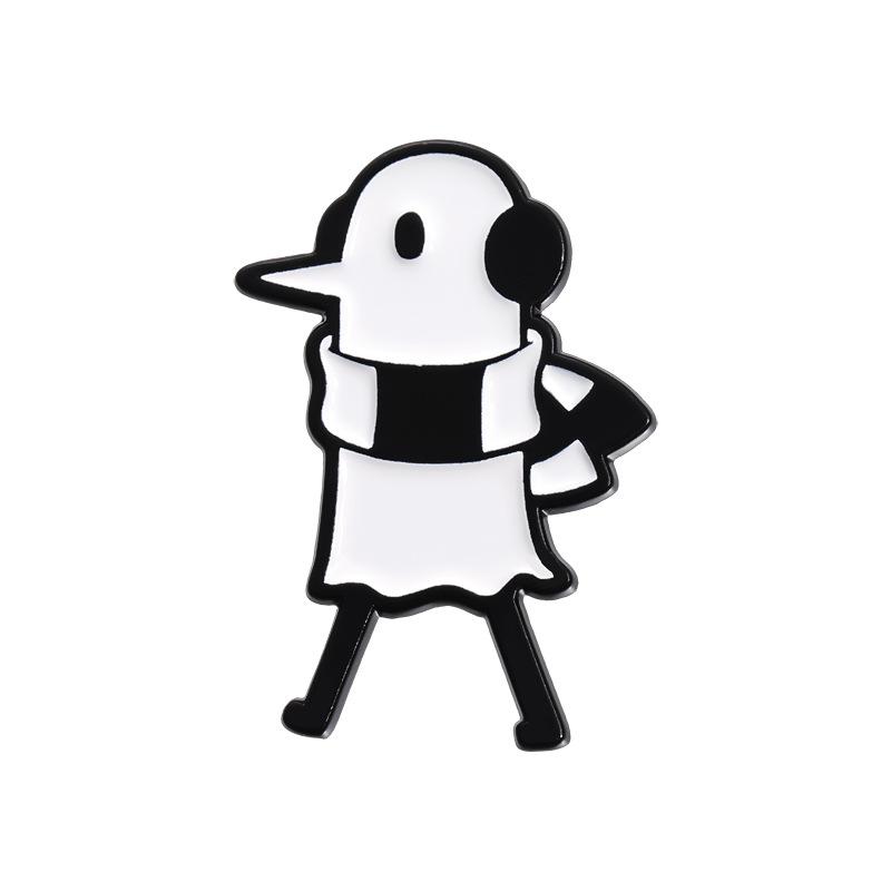 

Mushroom Cartoon Trendy Metal Brooch Fun And Whimsical Alloy Pin For Unique Statements Fashion QHXZ1681