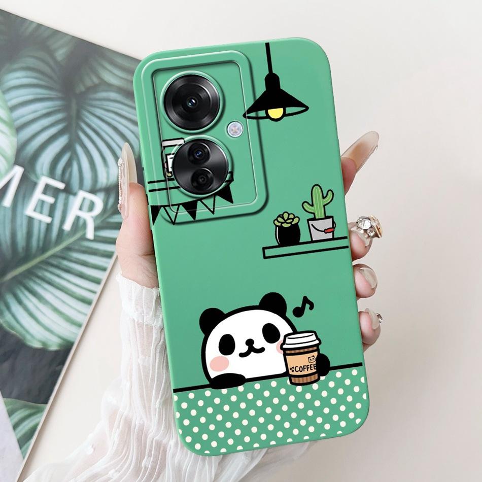 For OPPO Reno11 F 5G Case Reno 11F CPH2603 2024 Elegant Printing Camera Protective Shockproof Soft Silicone Phone Cases