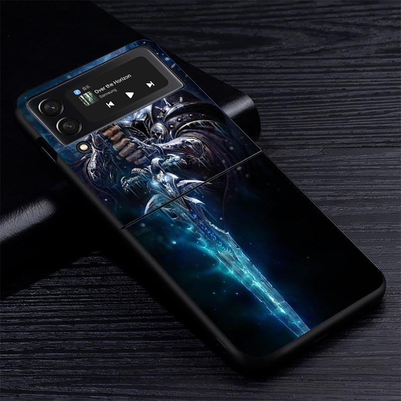 W-World Of W-Warcraft W-Wow Z Flip 7 Phnoe Case For Samsung Z Flip 6 5 4 3 5G Galaxy ZFlip7 ZFlip4 ZFlip5 ZFlip6 ZFlip3 Phone Co