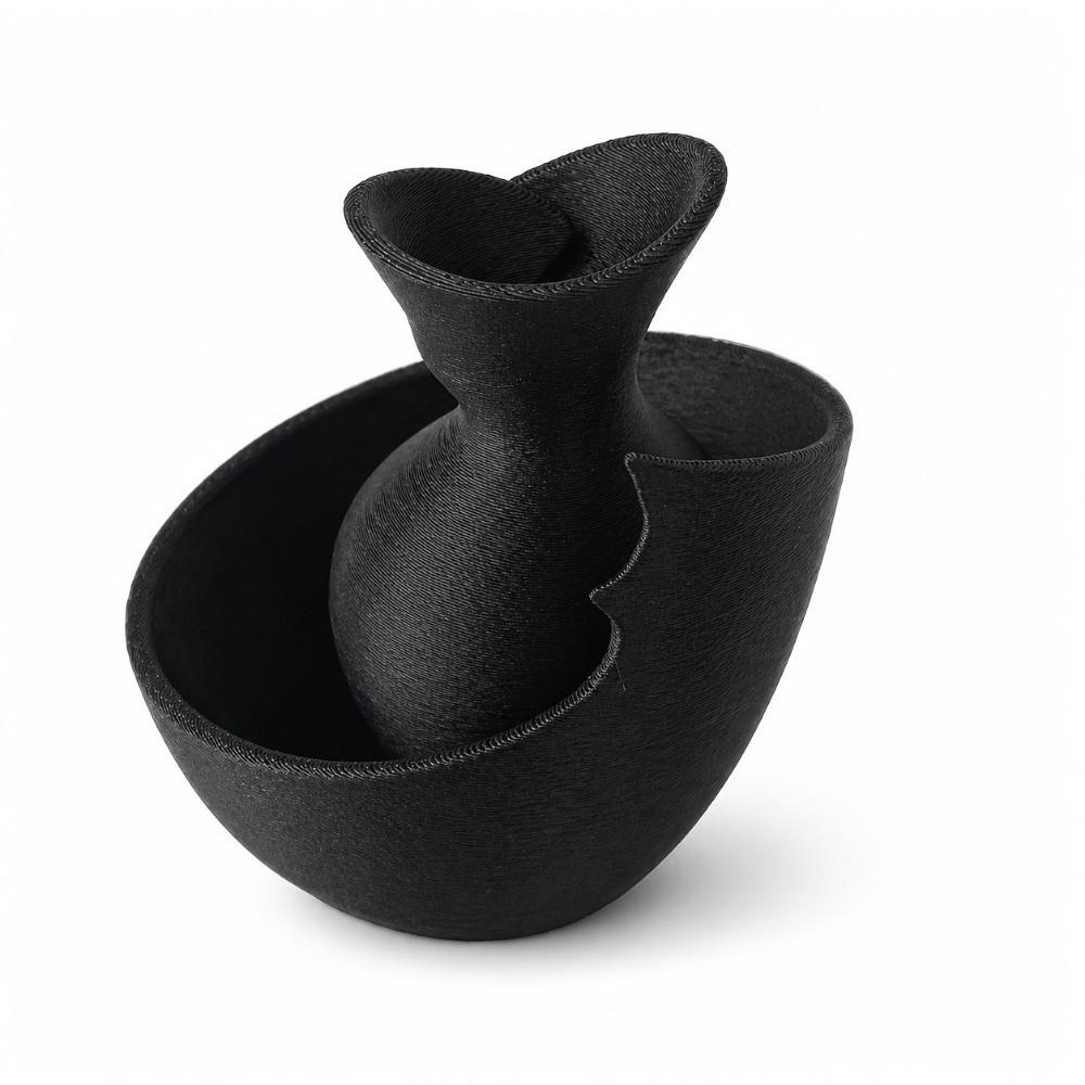 High-End Minimalist Vase Unique Flower Arrangement Ornaments Light Luxury Vase Bedroom