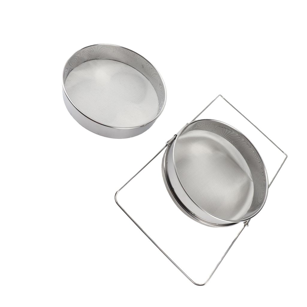 Honey Filter Stainless Steel Beekeeping Double Honey Sieve Strainer Apiary Equipment