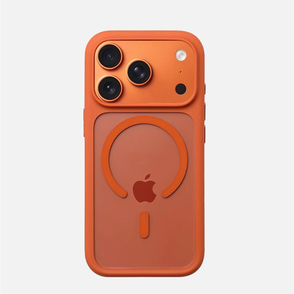 Luxus Transparent Magnetischer Bumper Case Für iPhone 17 16 Pro Max Für Magsafe Kabelloses Laden Stoßfest Klare Harte Rückseite