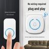 Ultra-long Range Wireless Smart Doorbell with Flashing Light Remote for Home & Elderly Use