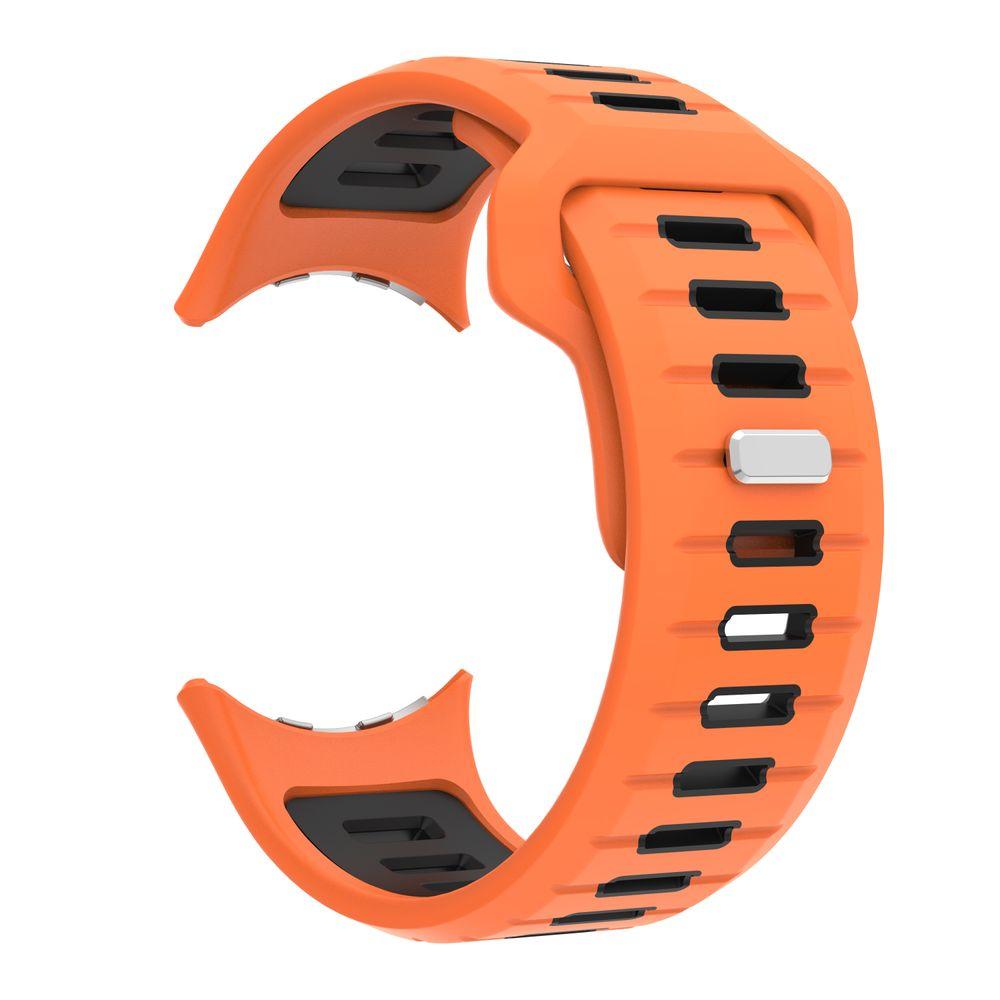 Silicone Strap for Google Pixel Watch 3 45mm Two-Tone Strap WaterProof Men Women Wristband for Google Pixel Watch 3 45mm Wrist