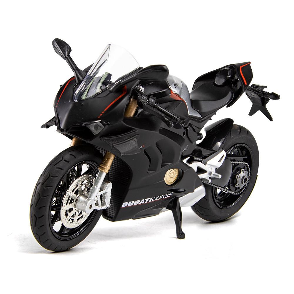 Motorcycle Alloy Ducati Model With Acousto Optic Design For Childrens Gift
