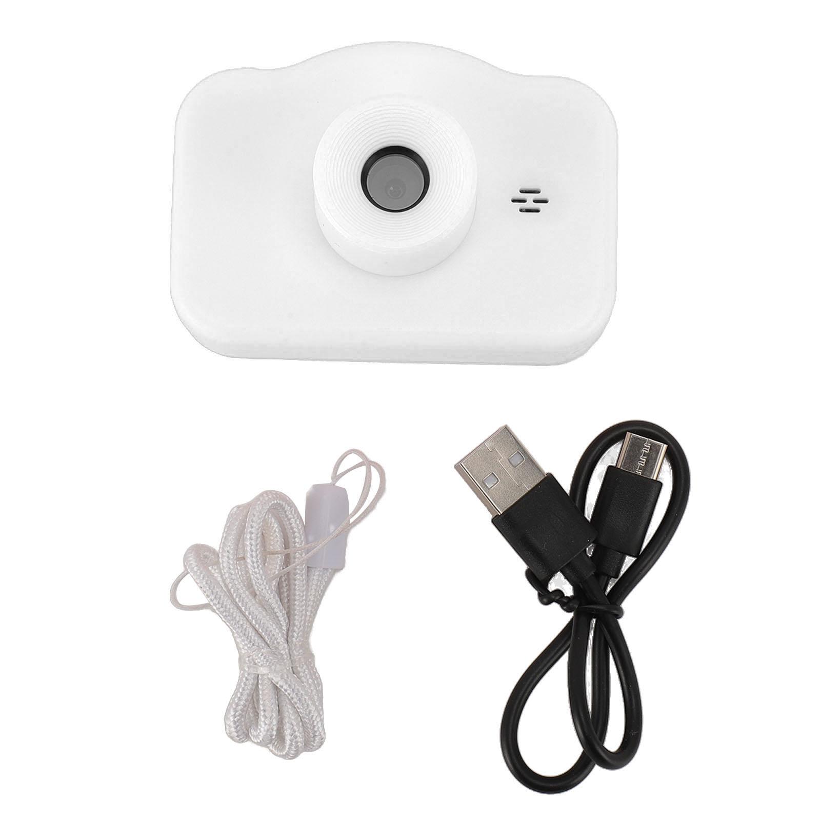 Детская игрушечная камера 40MP 1080P HD объектив 2-дюймовый экран MP3 воспроизведение музыки маленькая компактная цифровая камера White