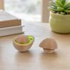 Giocattolo Decompressione, Giocattolo Avocado Anti-Stress Stampato 3D con Design Premi-Rimbalzo, Ornamento Portatile da Tavolo a Misura di Palmo