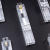 Individually Packed Adult Three-Sided Soft Bristle Toothbrush with Spiral Interdental Cleaners