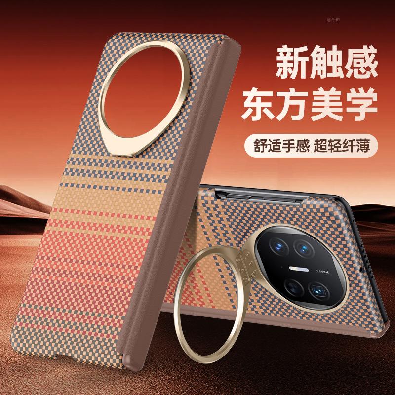 Applicable to Huawei matex5 mobile phone case center axis anti-drop x3 collector's edition magnetic lens holder Internet celebrity business ultra-thin