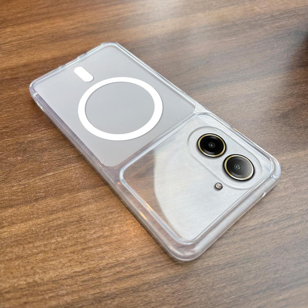 Case for Xiaomi Redmi A5,POCO C71 Anti-Fingerprint Matte Cover Big Camera Window Clear Edge Casing