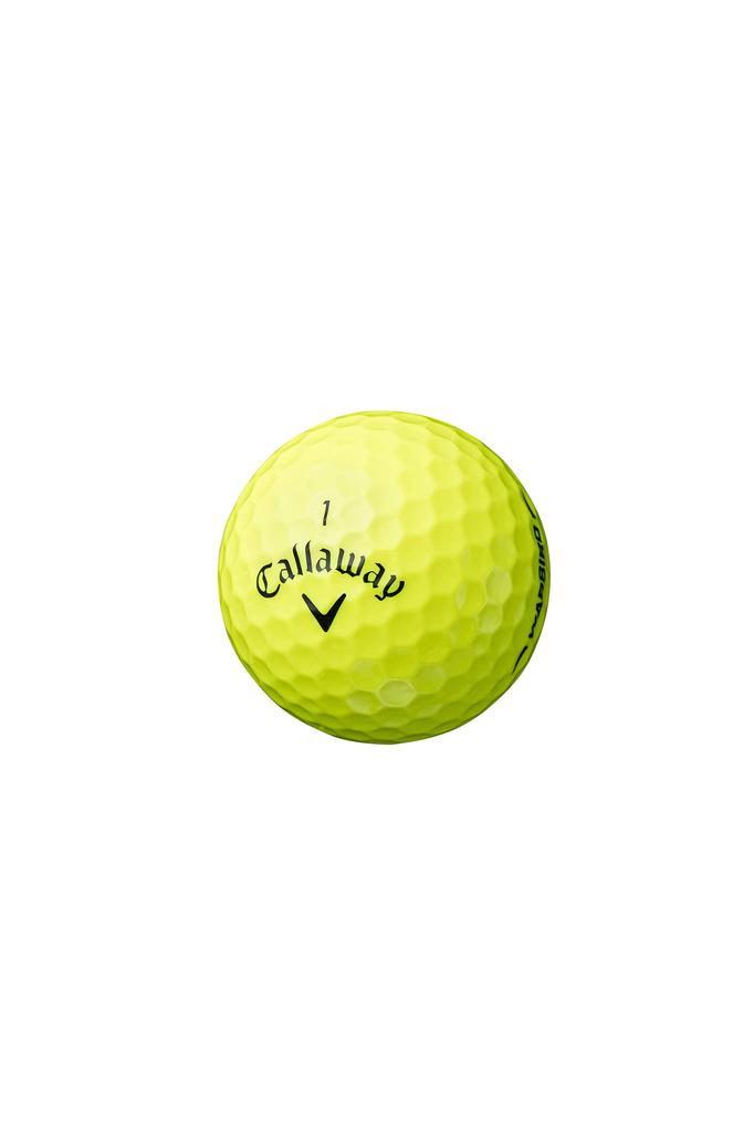 Callaway WARBIRD YLW 2021 Golf Balls, 1 Dozen (12 Balls), 2-Piece Yellow