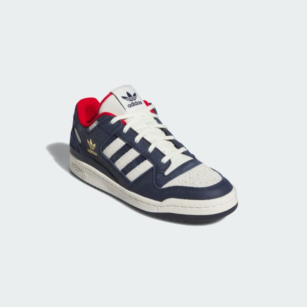 Adidas Forum Low CL Night Indigo Scarlet Unisex Tenisky Modrá Slonová kost Better-Scarlet IG8700