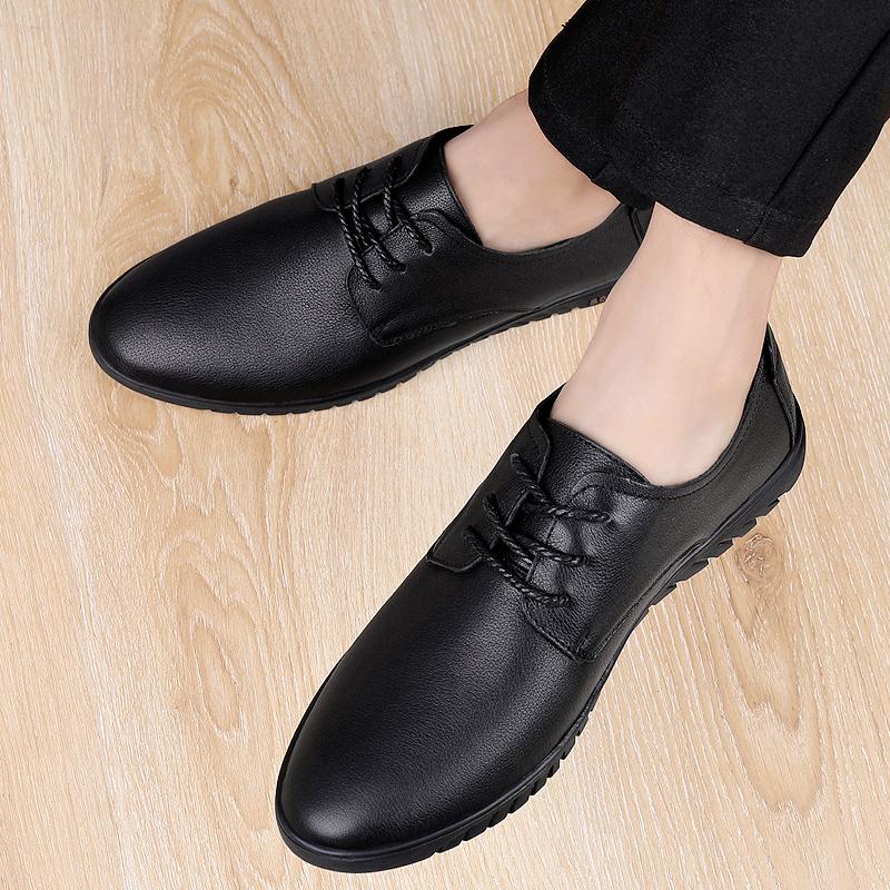 Genuine Leather Moccasins Comfy Dress Oxford Shoes Casual Lightweight Luxury Brand Summer Men Loafers Man Lace-Up Mens Shoes