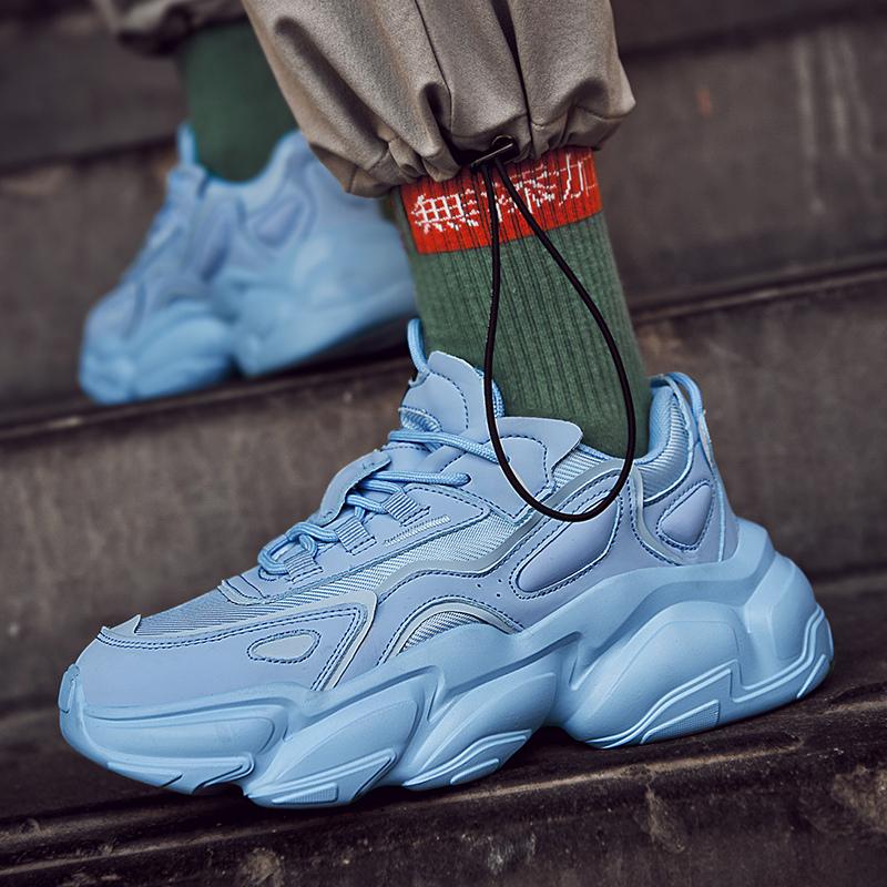 Pánské boty Tenisky Pánské tenisky Luxusní boty Pánské ležérní Trenér Závody Prodyšné módní povaleče na běhání Boty pro muže