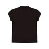 Silm Slim Looking Black Inner Top T-shirt with Short Sleeves