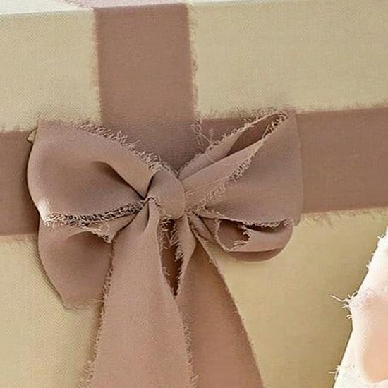 Hand-Torn Raw Edge Chiffon Ribbon Bouquet Streamer for Wedding Flowers