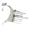 Non Pierced Earrings Silver Ear Cuff for Women No Piercing Metal Elf Alloy Clip Cuff Cartilage Climber Hair Styling Accessory Cool Girl Fashion