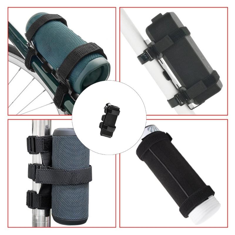 Universal Bike Speaker Strap With Adjustable Hook And Rings Fastener For Outdoor Sports And Cycling Accessories