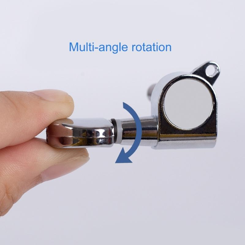 6Pcs Metal Guitar Tunings Pegs 3L3R Machine Head String Tuners Tunings Key Replacement Acoustics Guitar Tuner Enduring
