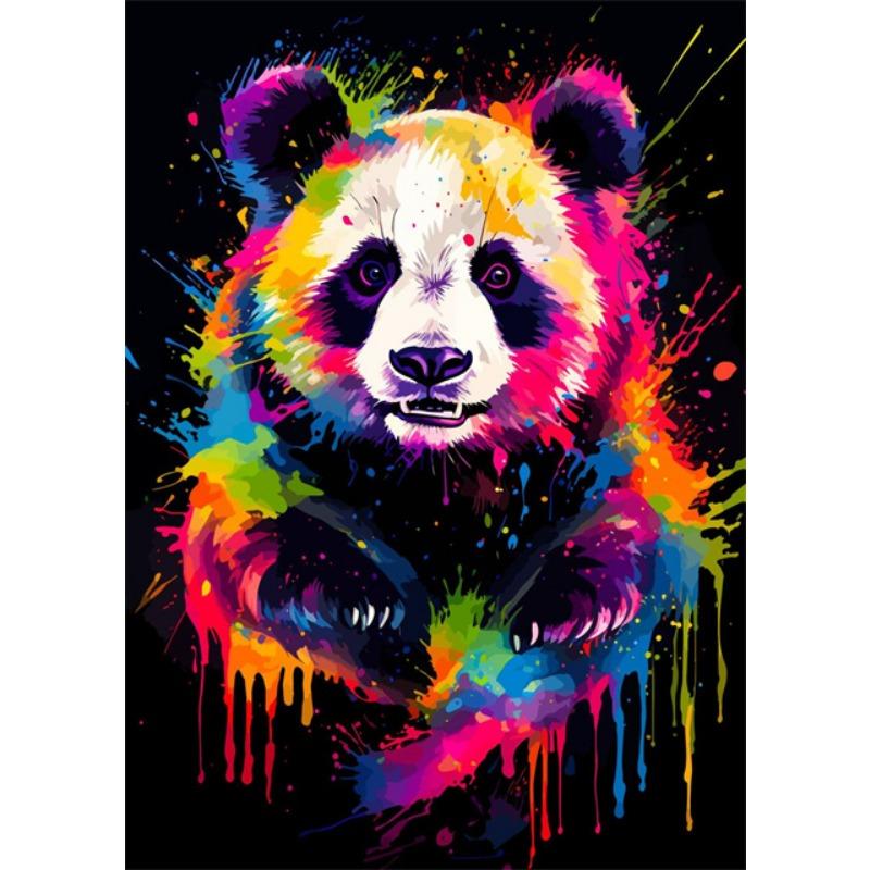 Watercolor Animals Canvas Paintings Rhino Cat Owl Panda Lion Tiger Wild Animals Grafffiti Art Posters Prints Home Decor Wall Art