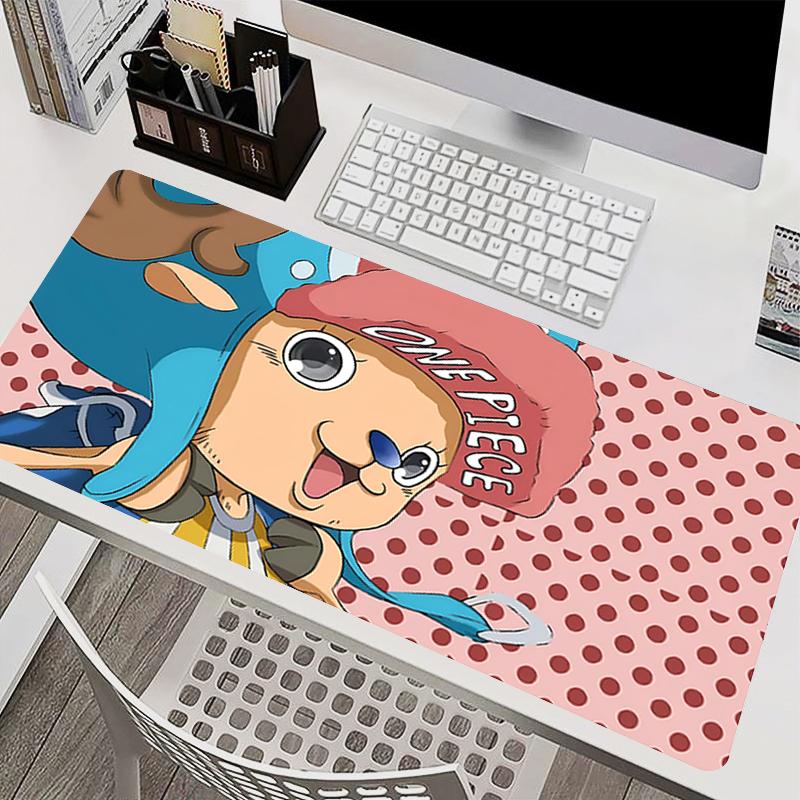 Mouse Pad Nonslip Gaming Accessories Oone Ppiece Tony Tony Chopper Computer Desk Mat Xxl Extended Keyboard Pad Anime Mousepad