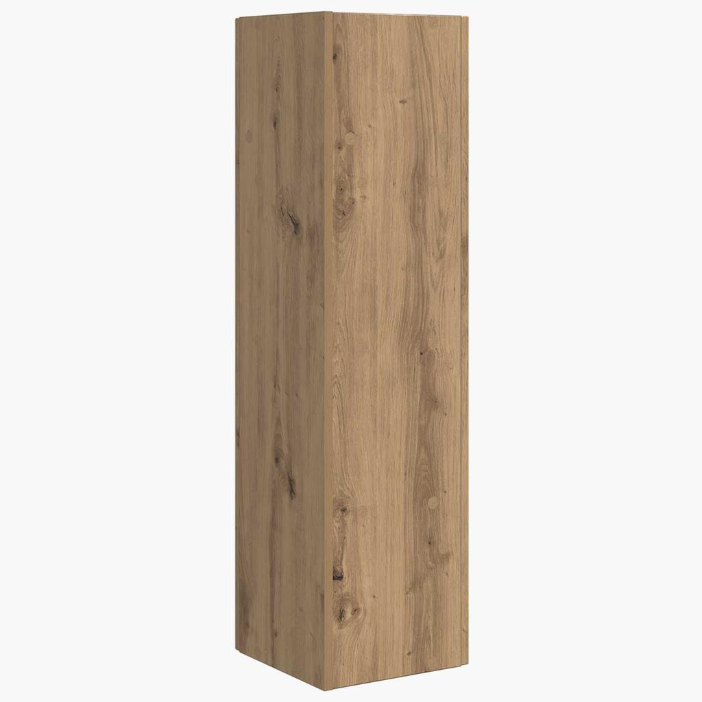 Artisan Oak Corner Cabinet 27.5 x 27 x 102 cm Particleboard