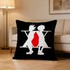 Anime Hisoka Hunter X Hunters Pillow Case Pattern Printed Pillowcase For Living Room Sofa Cushion Cover