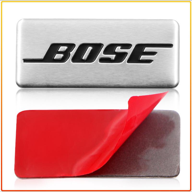 Universelles BOSE Audio Logo Aufkleber Ersatz für alte zerkratzte Auto Lautsprechergitter Stereo Dekor Teile