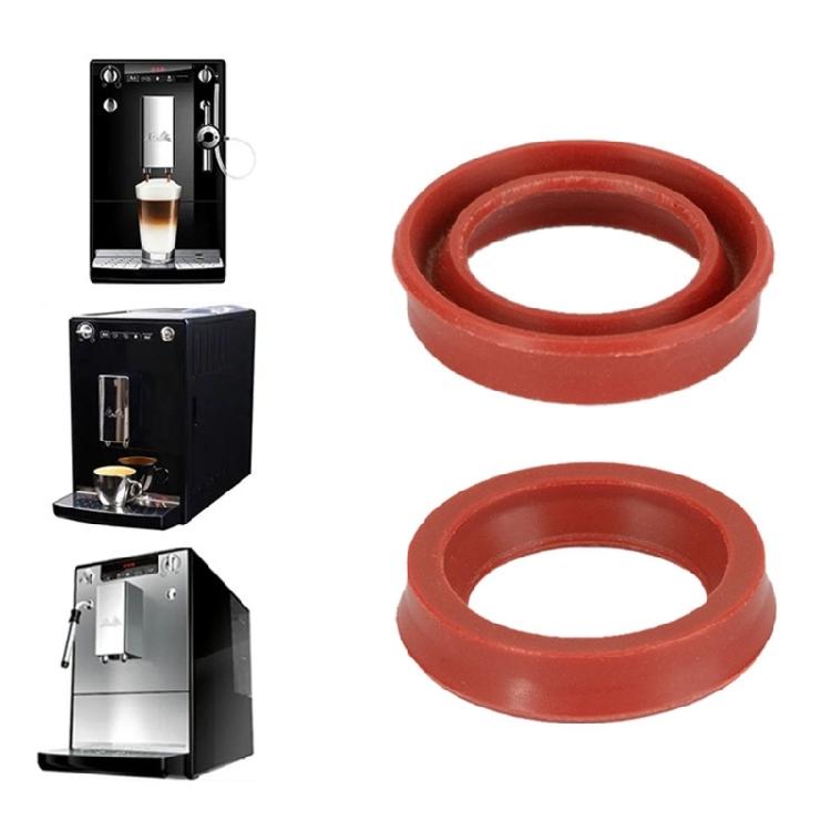 10 Stück Kaffeemaschinen Dichtringe Silikon Ersatzdichtungen für Espressomaschine Küchengeräte Teile