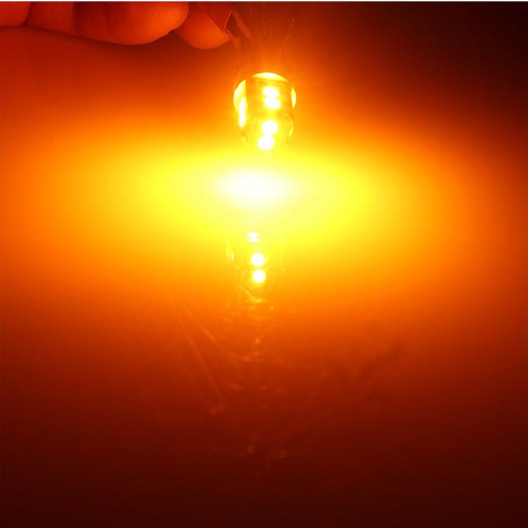 ERROR FREE Canbus 2pcs Car LED REVERSE LIGHT BAY9S CANbus 6000K WHITE AMBER RED Bulb for GOLF 7 MK7