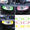 JeCar Car Front Bumper Fog Light Cover Lamp Hoods Decoration For Jeep Wrangler JL JT Gladiator 2018 Up Car Exterior Accessories