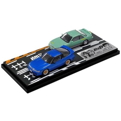 Inter Allied Modeler's 1/64 Initial D Set Vol. 20: Mako Sayuki Sileighty & Ikeya Koichiro Sylvia (S13) Completed Model (MD64220)