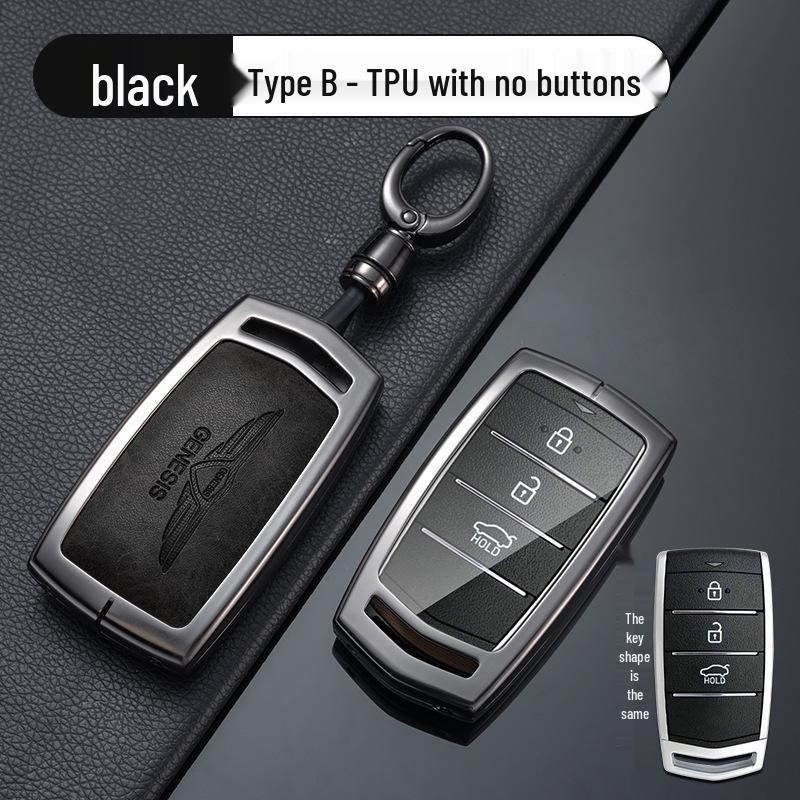 Genesis GV80/GV70 Alloy Key Case & Buckle Set for Men