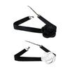 Soft Sext Choker Tie Cravat Flower Choker Women Black Cloth-Flower Collar Choker Necklace for Girls Accessories for Teen
