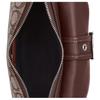 Coach Borsa a Spalla Ashton 20 Fibbia Argentata Logo Jacquard Pelle d'Agnello Liscia Piccola da Donna CDB18-SVS8S